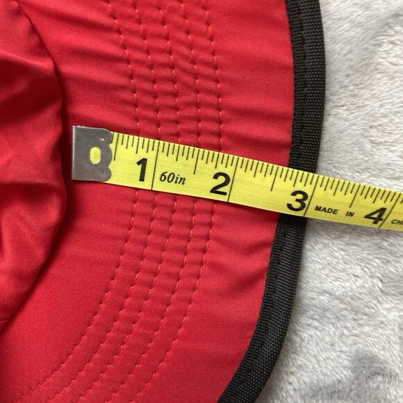 The Fairway Sunhat Shape Flexer Hat Sz S/M Red Vented Neck Flap Wind Resist UPF - Picture 9 of 9